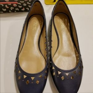Michael Kors Navy Flats